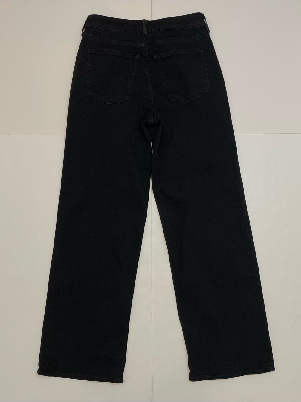 Old Navy Women's WOW Wide Leg Black High Rise Denim Jeans Size 4 - Picture 10 of 10